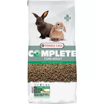 Pelletiertes Kaninchenfutter Versele-Laga Cuni Adult Complete 8 kg — 14% Protein, 3% Fett, 20% Rohfaser, Vitamin C, Kräuter