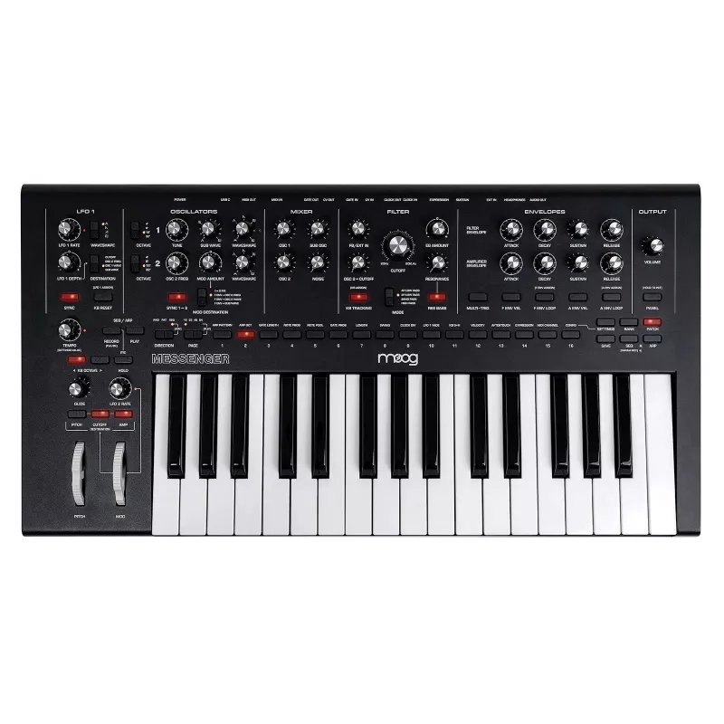 Analog-Synthesizer Moog MOOG MESSENGER – monophones Desktop-Instrument