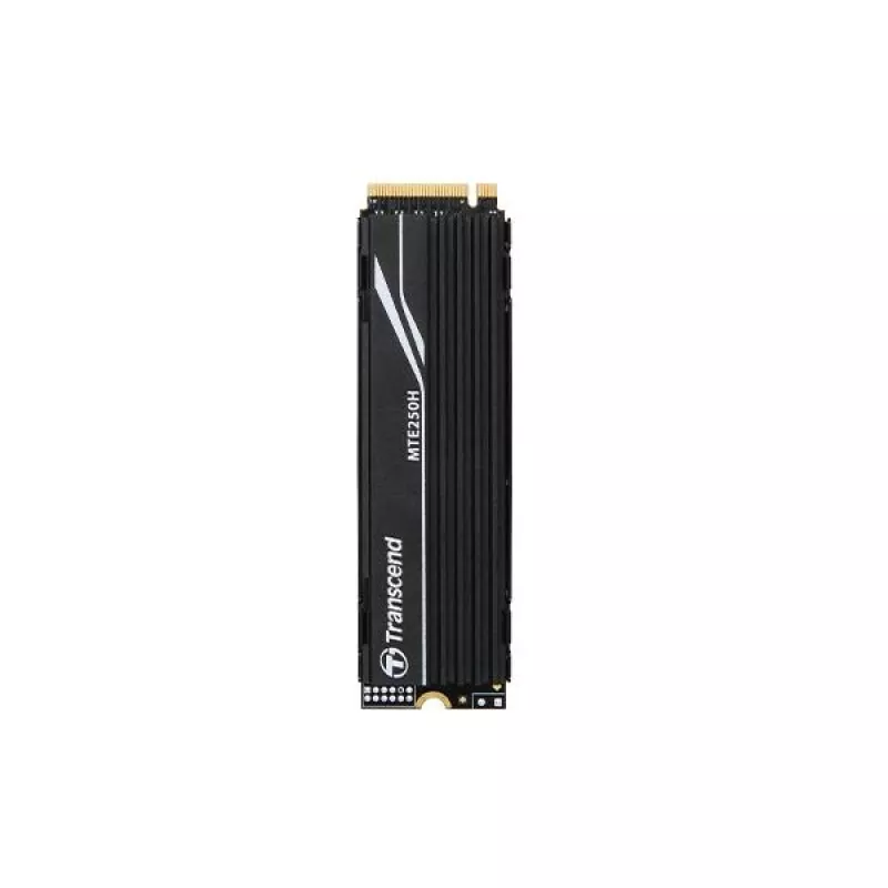 SSD-Laufwerk Transcend 1 TB M.2 2280 PCIe Gen4x4 NVMe mit DRAM und Metallkühlkörper