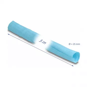 Kabelmantel DeLOCK 20883 Blau Polyester 2,6 cm Durchmesser 5000 mm Länge