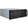 Server-Gehäuse Inter-Tech 4U-4408 Rack Schwarz, Silber
