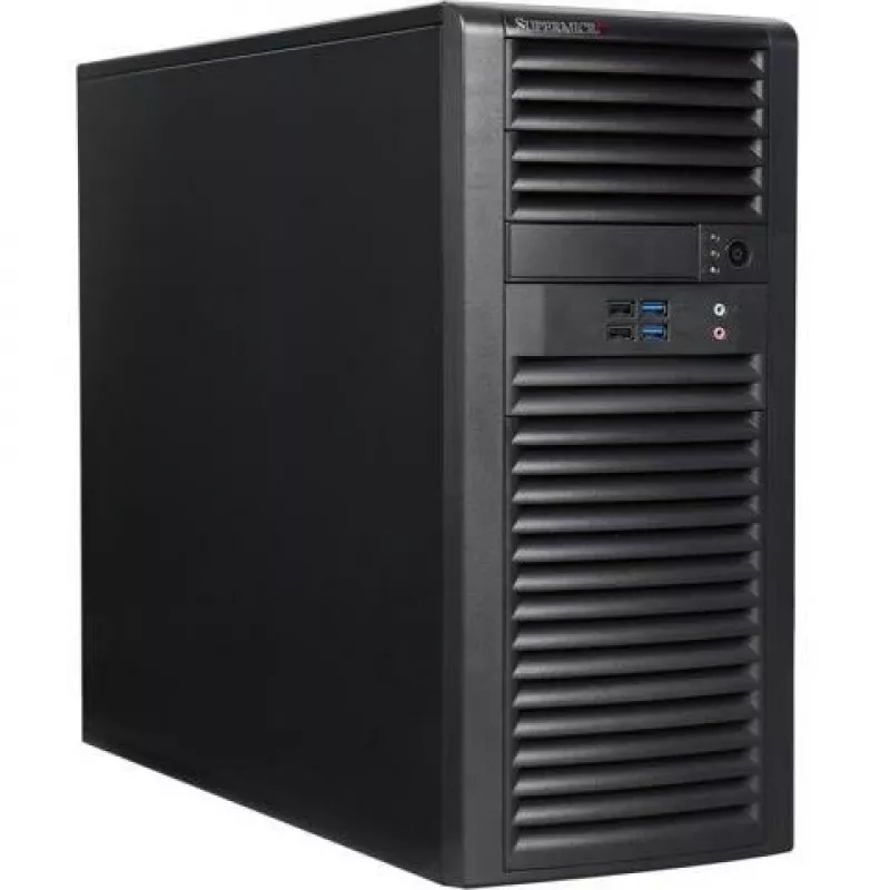Supermicro - SuperChassis 732D4-903B (schwarz) - Tower - E-ATX 900 Watt Schwarz USB/Audio