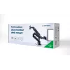 Monitor-Halterung GEMBIRD MA-DA2-03 für Bildschirme bis 35 Zoll, Tischklemme, VESA 75x75–100x100, 20 kg, schwarz, Dual-Display