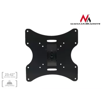 Maclean MC-501A Universal-Wandhalterung für TV 23-42 Zoll, bis 30 kg, VESA 200x200, Schwarz