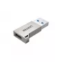 USB Typ-A Adapter Unitek A1034NI, Silber, USB 2.0/3.2 Gen1, bis zu 5 Gbit/s, Zinkgehäuse, 36×16,7×5,7 mm