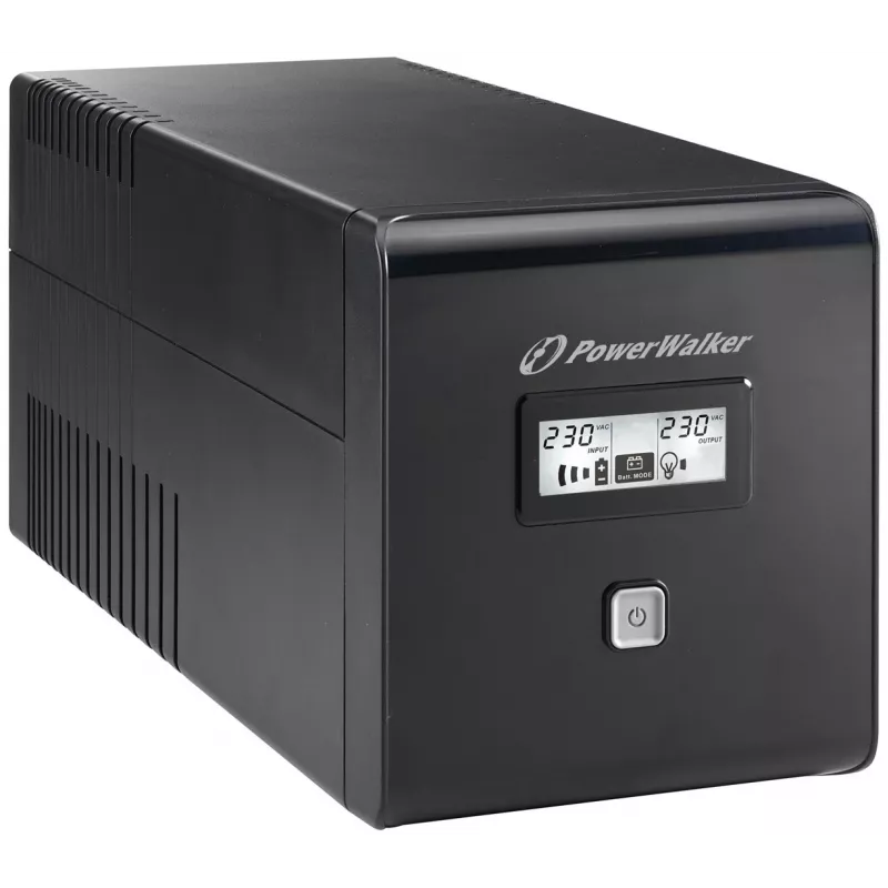PowerWalker VI 1000 LCD 1 kVA 600 W 4 AC-Ausgänge