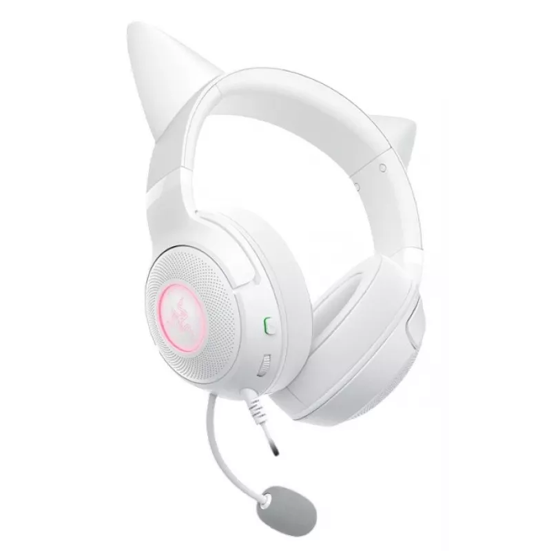 Headset Razer Kraken Kitty V2 Wired USB Type-A Weiß — Circumaural, Kopfbügel, 20–20000 Hz, 2 m Kabel