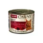Nassfutter für Katzen Animonda Carny 200 g Dose — Rind, ausgewachsene Katzen, Protein 11,5 %, Fett 6,5 %, Feuchtigkeit 79 %