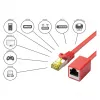 Goodconnections 8070VR-010R Ethernet-Patchkabel Rot