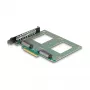 Interner U.2-Adapter DeLOCK 90162 PCIe-Host-Schnittstelle LED-Anzeigen