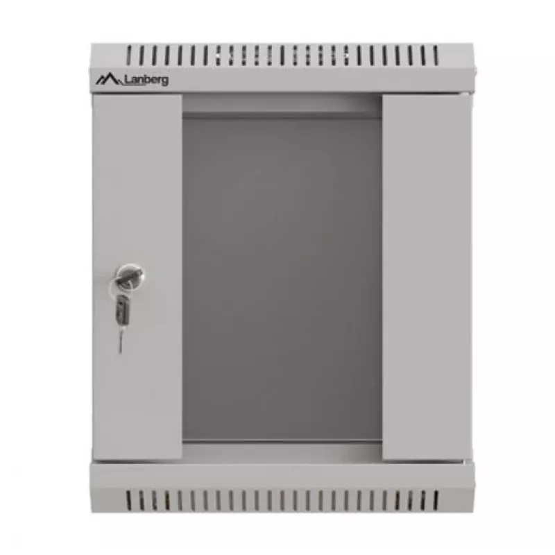 Wandmontierter Schrank Lanberg WF11-3306-10S 6U 30 kg Grau