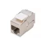 Keystone-Modul Digitus CAT 6A RJ-45 geschirmt Silber 1 Stk.