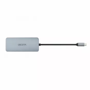 Dicota USB-C 8-in-1 Multi Hub 4K PD 100W silber