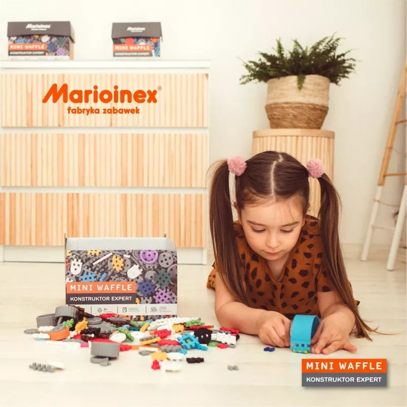 Marioinex Mini Waffle Bausteine Constructor Expert, 501 Teile