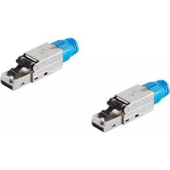 RJ45-Stecker ShiverPeaks BS08-45004-2 Cat 8.1 feldkonfigurierbar Metall