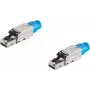 RJ45-Stecker ShiverPeaks BS08-45004-2 Cat 8.1 feldkonfigurierbar Metall