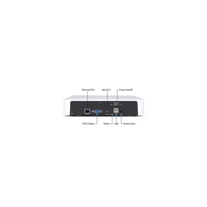 Foscam FN8108H 8-Kanal-Netzwerk-Videorekorder 5 MP, weiß