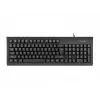 Kabelgebundene Volltastatur NATEC MORAY Home/Office USB QWERTY US International Schwarz, 104 Tasten, Nummernblock