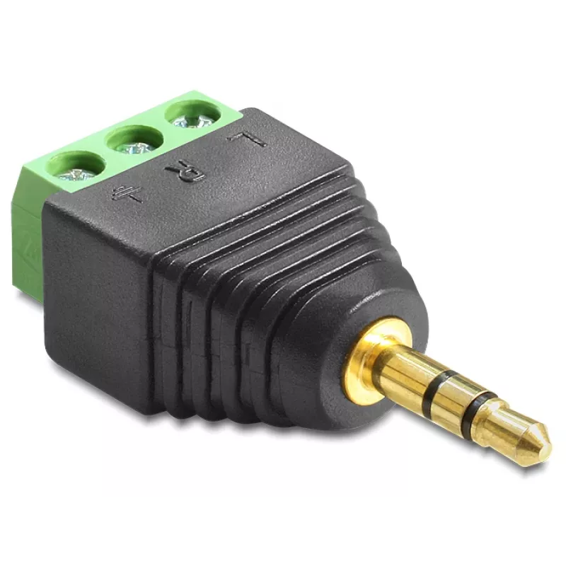 Adapter DeLOCK 65419 3,5 mm 3p Schwarz Grün Silber