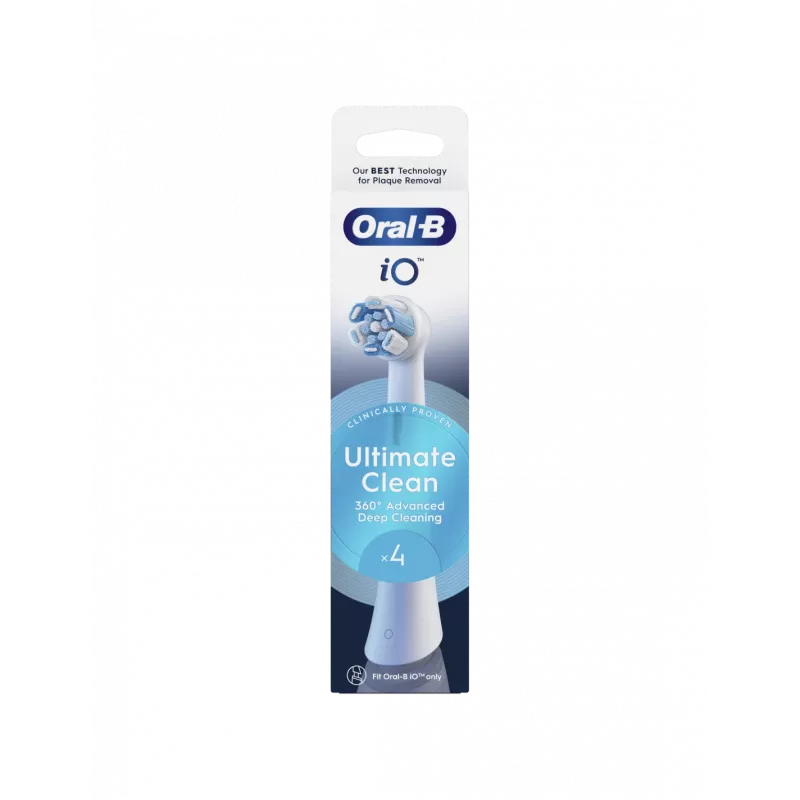 Oral-B iO Zahnbürstenköpfe 4 Stück Weiß