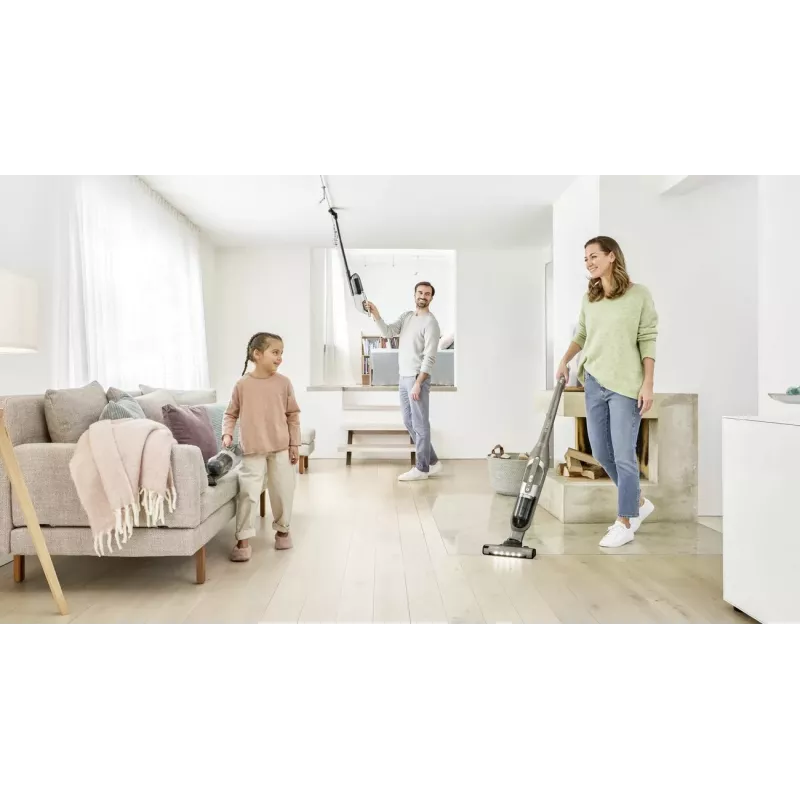 Bosch BBH3ALL23 Stabstaubsauger/Handstaubsauger 2-in-1 Stabstaubsauger Batterie Trocken Beutellos 0,4 l Champagner, Metallic