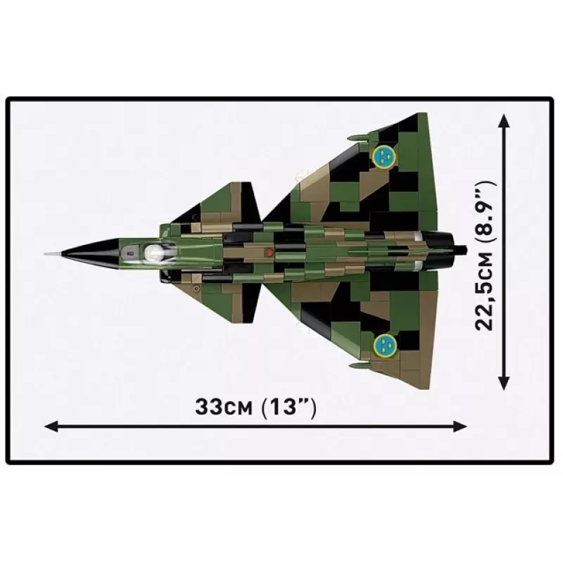 Konstruktionsset Cobi Blocks Saab AJS 3 Viggen 911-tlg. Modellbausatz, 911 Teile