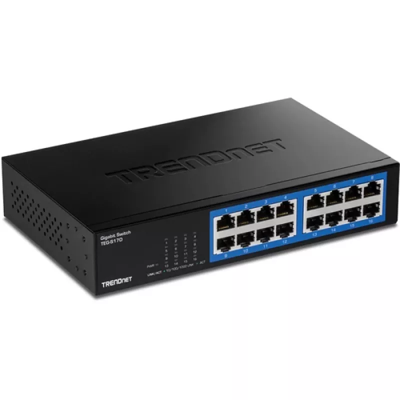 TRENDNET 16-Port Gigabit Desktop Switch /w metal case