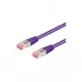 Wentronic Goobay CAT 6 Patchkabel, S/FTP (PiMF), Violett, 30 m – LSZH halogenfrei, Kupfer (93542)