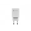 Kabelgebundenes Ladegerät für Mobilgeräte NATEC NUC-2140, 30W, USB-C PD 3.0 + USB-A, Samsung AFC, Weiß
