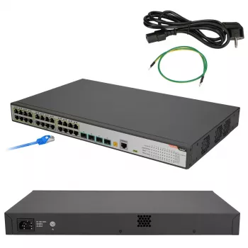 Managed Switch FiberHome S4820-28T-X-PE-AC L2/L3 Gigabit Ethernet 24 Ports PoE