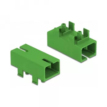 DeLOCK 86932 Glasfaser-Koppler PCB SC Simplex Buchse auf SC Simplex Buchse