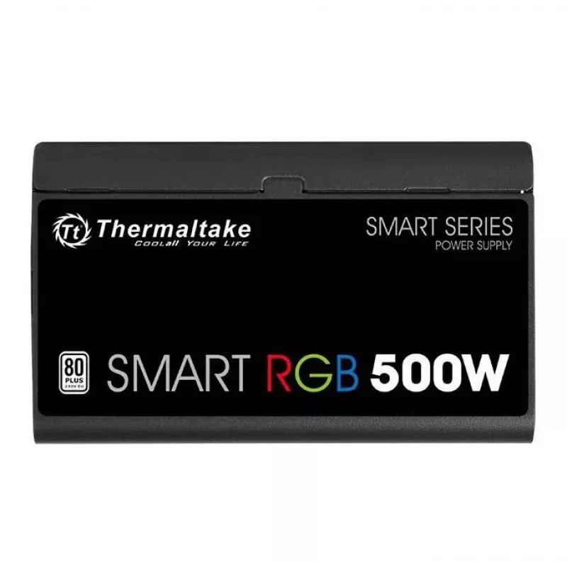 Thermaltake SMART RGB PS-SPR-0500NHSAWE-1 - Netzteil (intern) - ATX12V 2.3 - 80 PLUS - AC 230 V - 500 Watt - aktives PFC - Schwarz