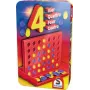 Schmidt Spiele Vier (51214) - Kompaktes Strategiespiel für 2 Spieler ab 6 Jahren