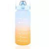 Extralink Motivations-Trinkflasche, 2000 ml Sport-Trinkflasche, Blau-Orange, BUT-993