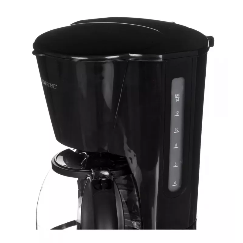 Filterkaffeemaschine CLATRONIC KA 3473, 1,5 l Wassertank, 14 Tassen Kapazität, schwarz