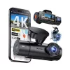 Auto-Dashcam VANTRUE N4 PRO S 3-Kanal (Front + Innenraum + Heck), 3840x2160, F/1.8, Wi‑Fi, GPS, 3,19 Zoll Display