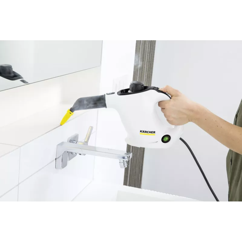 Kärcher SC 1 Zylinder-Dampfreiniger 1200 W Schwarz, Weiß
