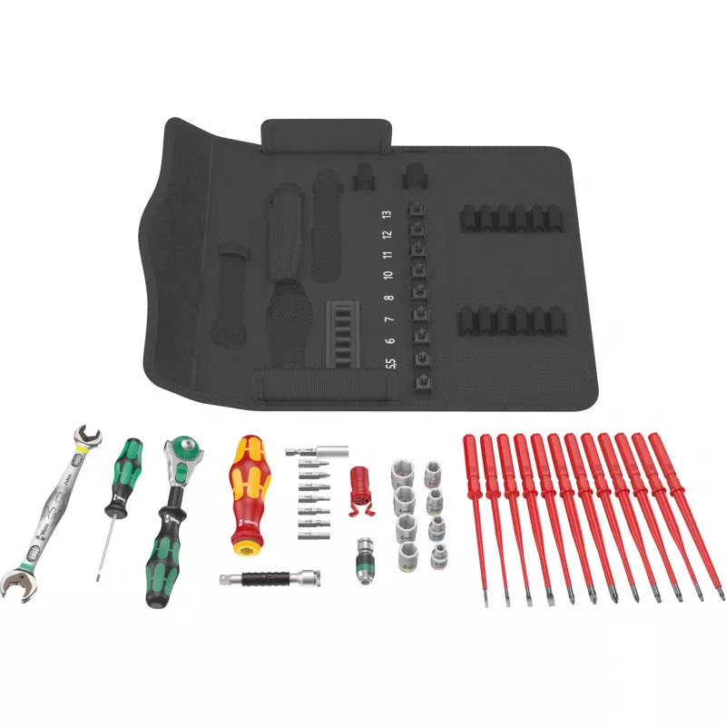 Wera Kraftform Kompakt W 2 Wartungswerkzeugsatz, 35-teilig (05135870001)
