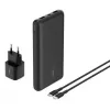 Belkin BoostCharge - Powerbank + AC-Netzteil - 20000 mAh - PD - 3 Ausgangsanschlüsse (24 Pin USB-C, 2 x USB)