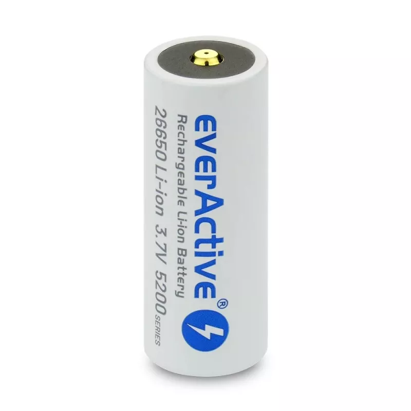 Wiederaufladbarer Akku everActive EV26650-52M 3,7V 5200mAh mit Micro-USB-Ladefunktion