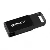 PNY Elite, 64 GB, USB Typ-C, 3.2 Gen 1 (3.1 Gen 1), 120 MB/s, Dia, Schwarz