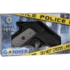 Metall-Spielzeugpolizeipistole Pulio Modell 15546/6 – realistisches Design, robuste Konstruktion