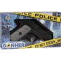 Metall-Spielzeugpolizeipistole Pulio Modell 15546/6 – realistisches Design, robuste Konstruktion