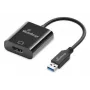 USB-A auf HDMI Audio- und Videokonverter MediaRange MRCS232, 20 cm Kabel, schwarz