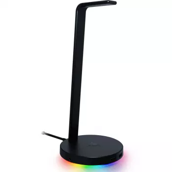 Razer Base Station V2 Chroma, Schwarz, 2 x USB 3.1-Anschlüsse, 1 x 3,5-mm-Combo-Anschluss mit integriertem DAC, 7.1-Surround-Sound, Razer Chroma™ RGB, Aluminiumkonstruktion, rutschfeste Basis