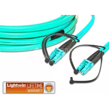 Lightwin LDP-50 LC-LC 8.0 OM3 FD Glasfaserkabel 8 m Aqua (LDP-50 LC-LC 8.0 OM3 FD)