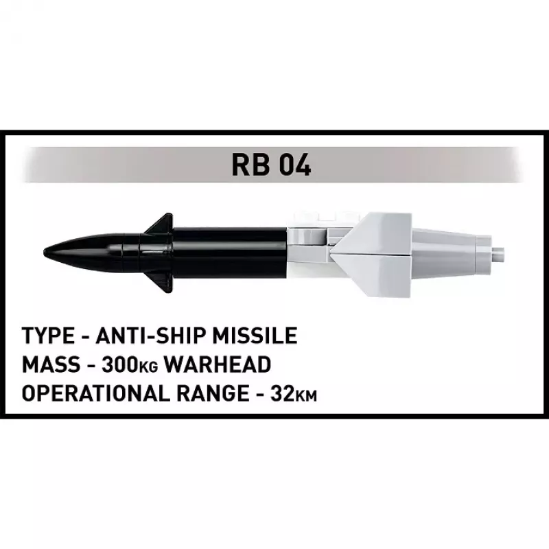 Cobi Blocks Saab AJ 37 Viggen 881-tlg. Konstruktionsset