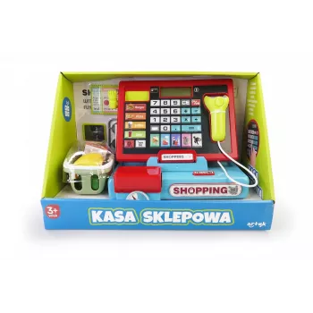 Kasse mit Scanner und Waage