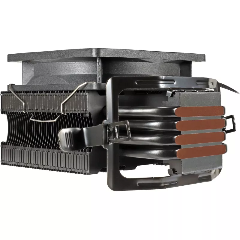 Luftkühler INTER-TECH 4P90 Bulk, 92-mm-Hydrauliklüfter, 125 W TDP, kompatibel mit AM5/AM4/AM3 und LGA 1700/1200/115x/775