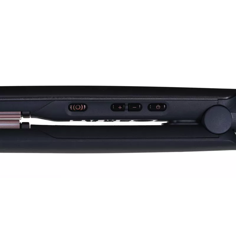 Glätteisen Remington S8598 Warm Schwarz Grau — Keramikplatten 11 cm, 5 Heizstufen, 160–230 °C, 3 m Kabel, Tragetasche